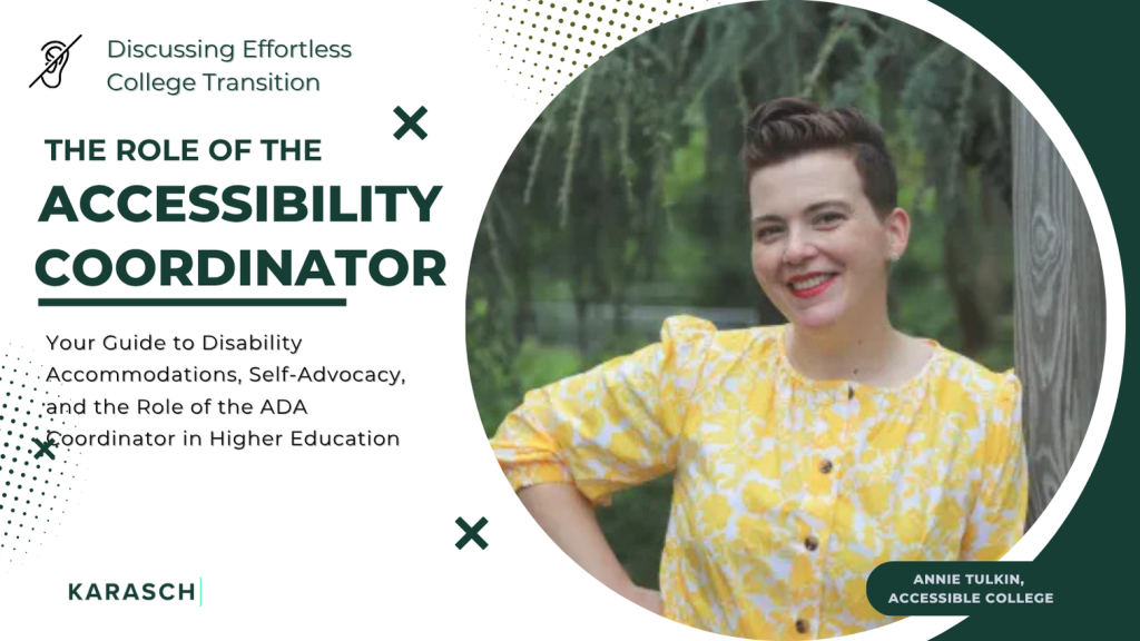 Annie Tulkin, the Role of the ADA Coordinator